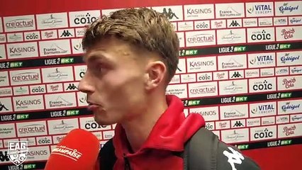 Lucas Maronnier après EAG - Troyes (4-0)
