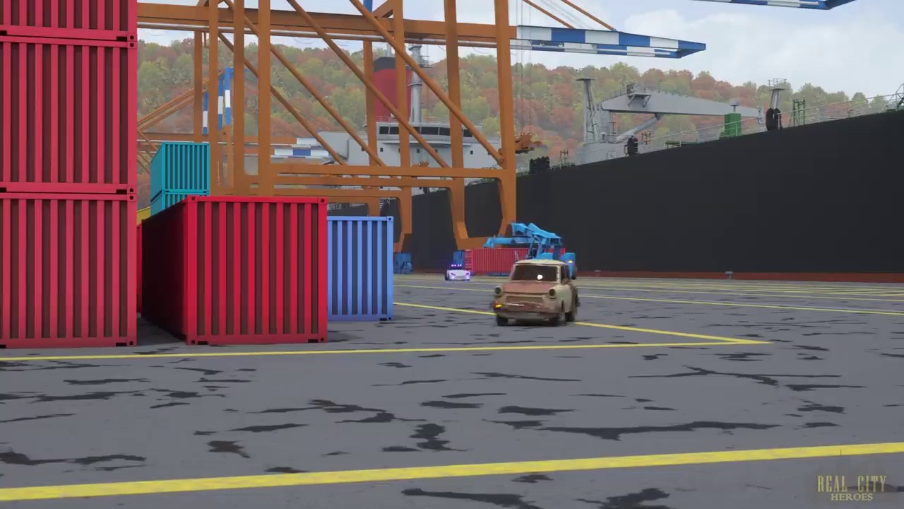 Catching Ace the Lemon Car - Sergeant Cooper the Police Car | For kids | Part 2 |