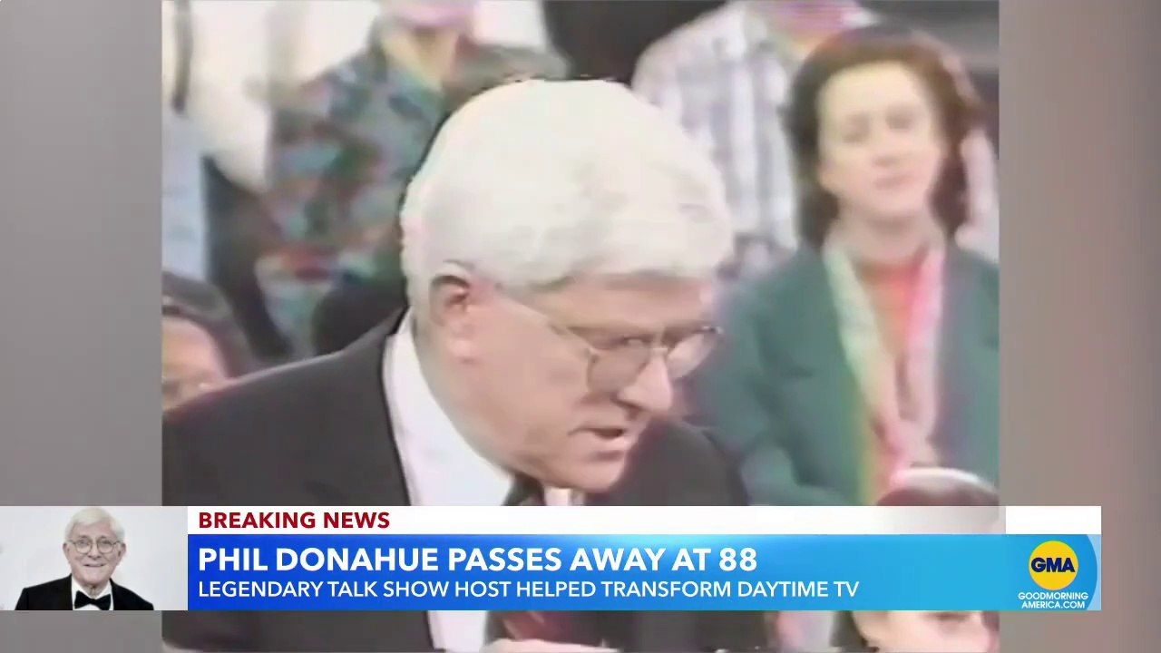 TV legend Phil Donahue dies
