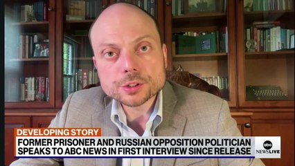 Former Russian prisoner Vladimir Kara-Murza adjusting to his newfound freedom