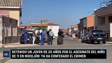 Detenido un joven de 20 años por el asesinato del niño de 11 en Mocejón: ya ha confesado el crimen