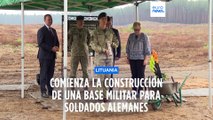 Lituania construye una base militar para soldados alemanes ante la amenaza de Rusia