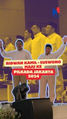 Ridwan Kamil - Suswono Maju ke Pilkada Jakarta 2024