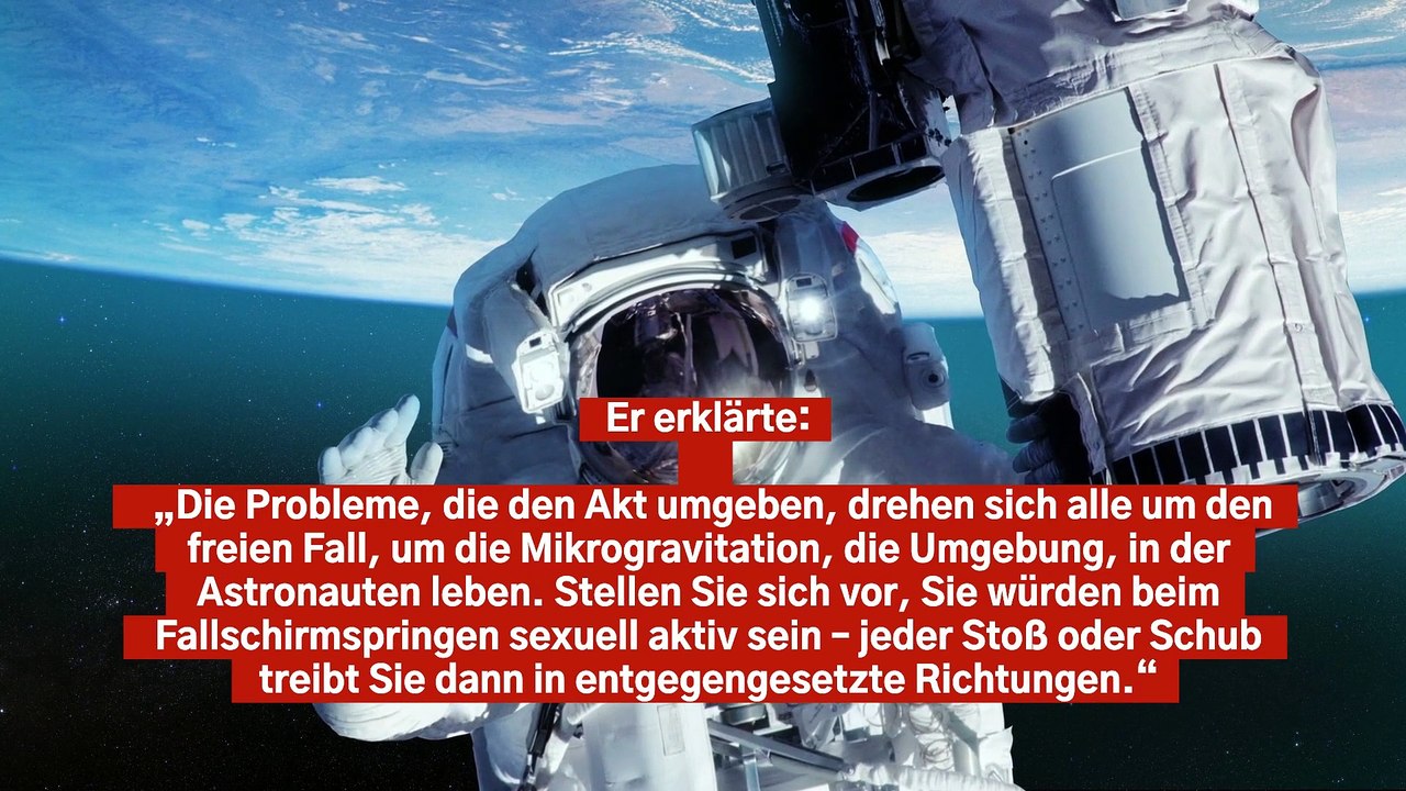 Sex im Weltraum könnte für Astronauten möglich sein