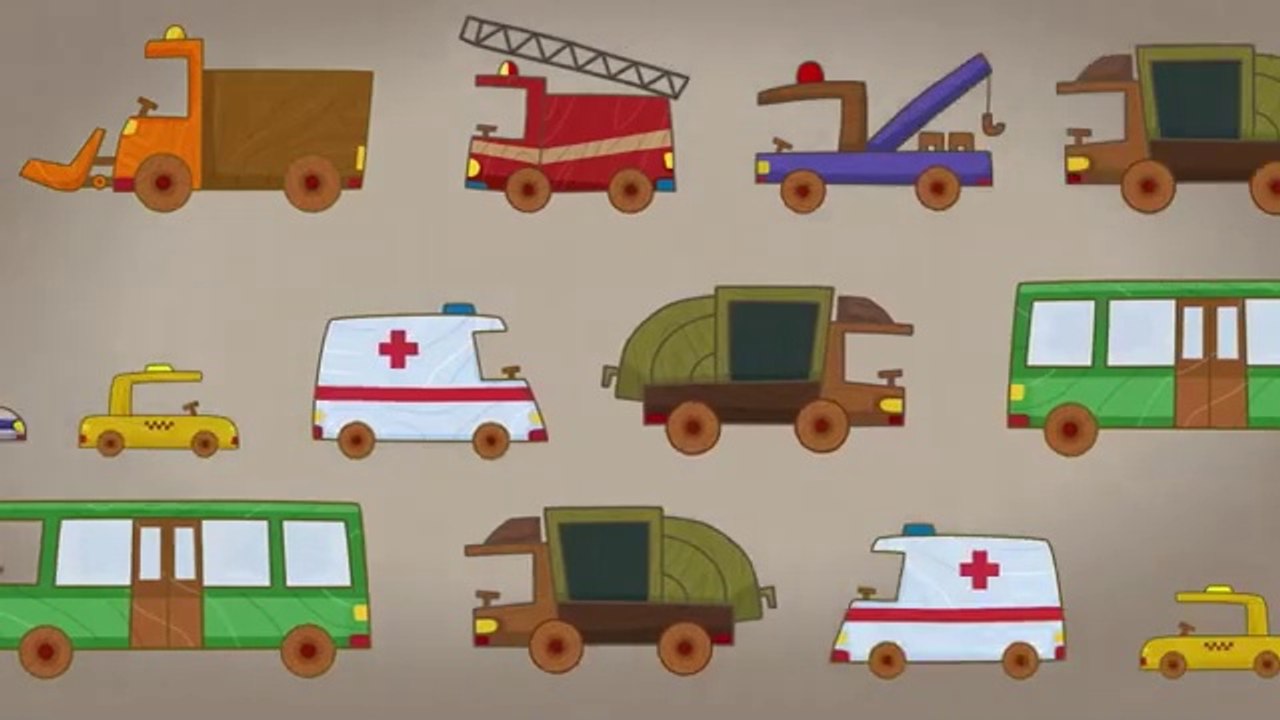 Car Toons_ At the road interchange | for kids |