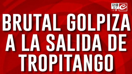 La atropelló, la arrastró y la mató: brutal golpiza a la salida de Tropitango