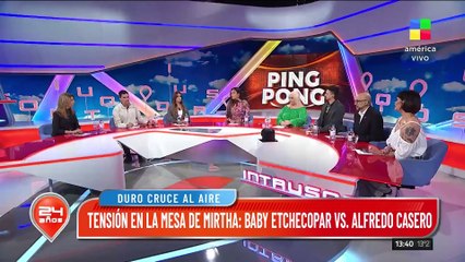 Tenso cruce en la mesa de Mirtha Legrand: Alfredo Casero vs. los periodistas