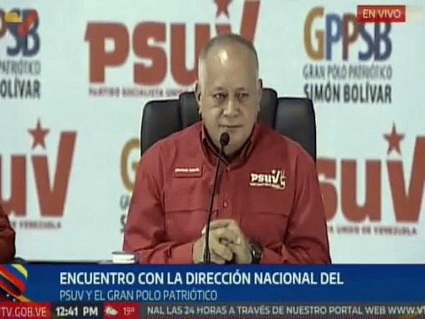Primer Vpdte. del PSUV Diosdado Cabello: Nuestra tarea fundamental es expandir la revolución