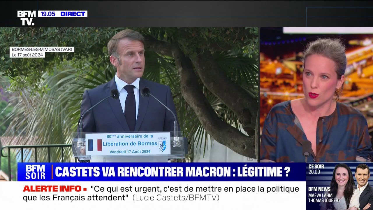 Lucie Castets estime que "c'est une très bonne chose" qu'Emmanuel Macron accepte sa présence à l'Élysée ce vendredi avec les dirigeants de toutes les forces politiques