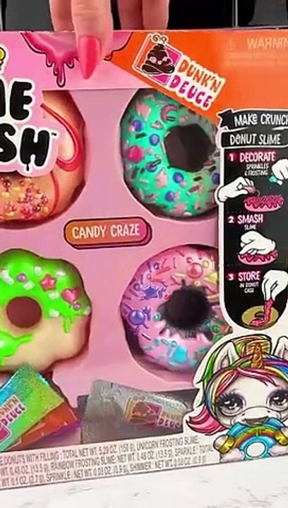 Poopsie Slime SMASH DIY Slime Donuts Satisfying Video ASMR