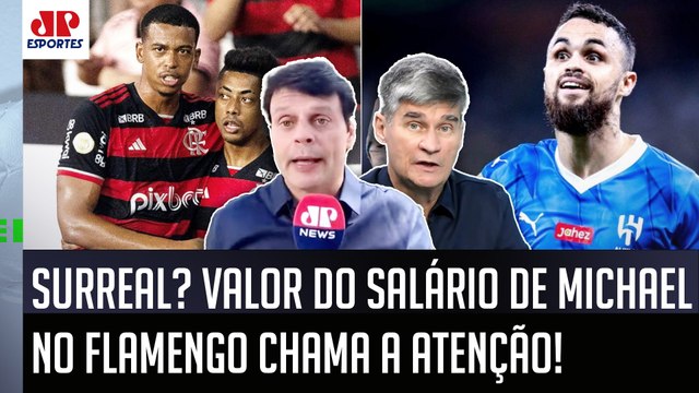Gente, a INFORMAÇÃO que SAIU é que o SALÁRIO do Michael no Flamengo será... OLHA ISSO!