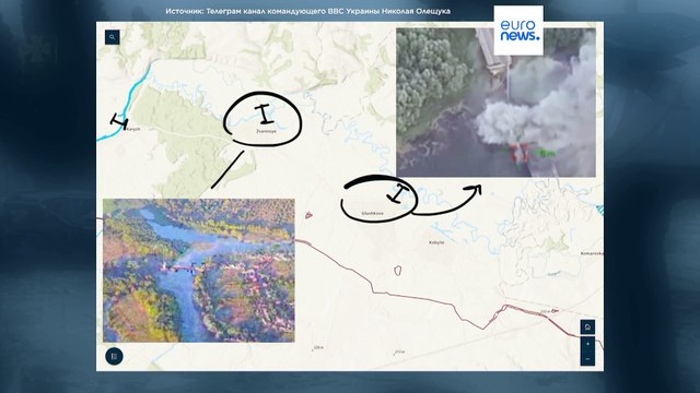 Украина уничтожила три ключевых моста в Курской области