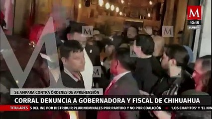 Defensa de Javier Corral denuncia a gobernadora y fiscal de Chihuahua