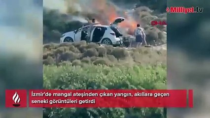 İzmir Karşıyaka yangını mangaldan çıktı! Akıllara geçen yıl geldi...