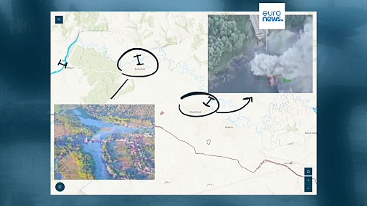 Überlegenheit der Ukraine? 3. Brücke in Russlands Region Kursk zerstört