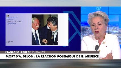 Françoise Laborde et Elisabeth Lévy réagissent à la réaction polémique de Guillaume Meurice après la mort d’Alain Delon survenue ce dimanche
