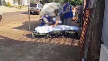 Homem ferido é socorrido pelo Siate no Santa Cruz