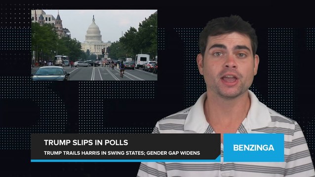 Trump Falls Narrowly Behind Kamala Harris in Key Battleground States as Gender Gap Persists Among Voters