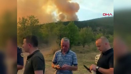 Çankırı’da orman yangını: 4 köy tahliye edildi