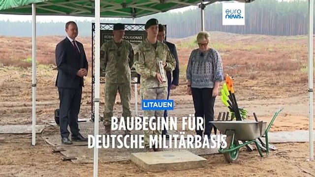 Deutsche Brigade in Litauen: Baubeginn für dauerhafte Militärbasis