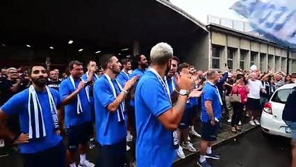 Bagno di folla per il raduno della Fortitudo: il video