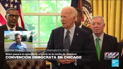 Informe desde Washington: primer día de la Convención Demócrata dedicado al legado de Joe Biden