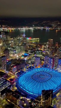 Canada night downtown Vancouver #canada #canadatravel #Vancouver