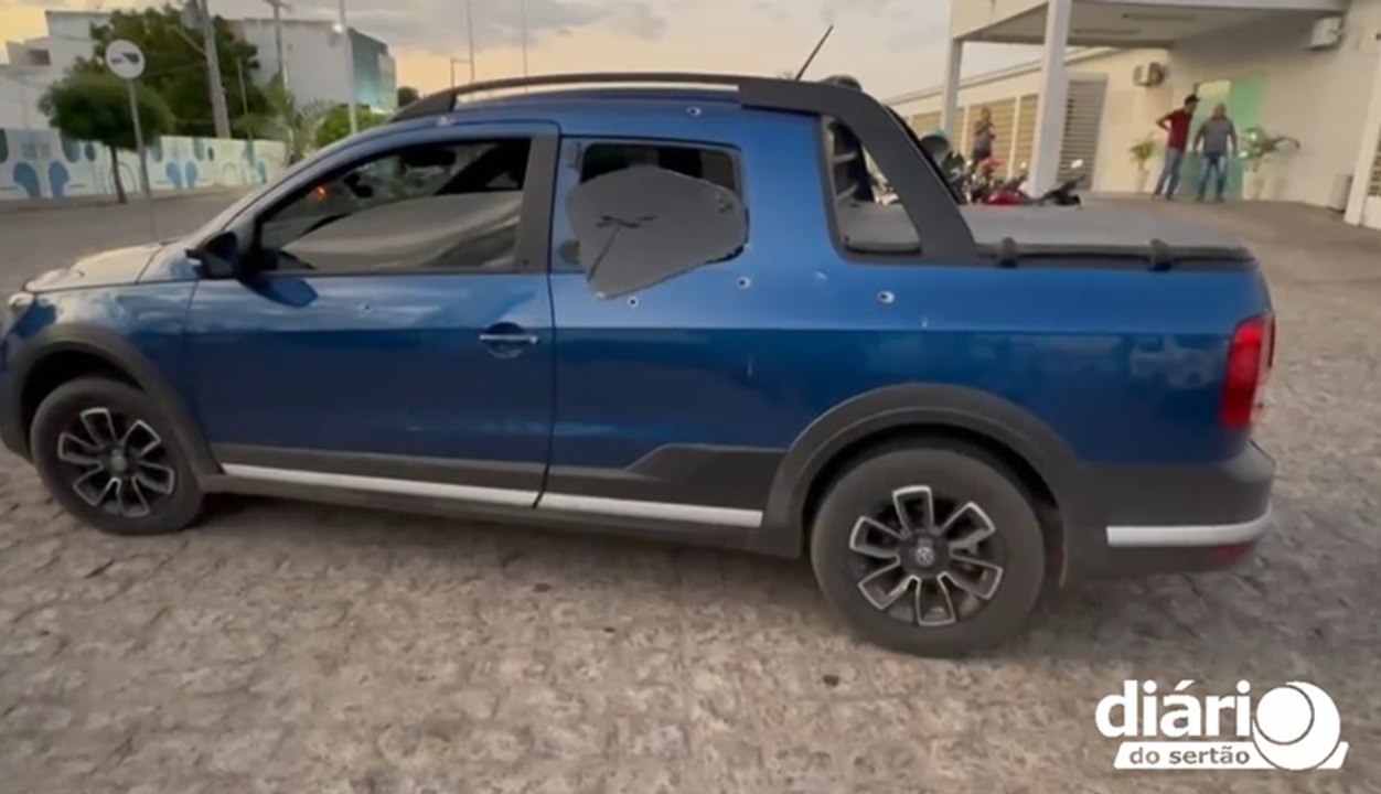 Dois homens encapuzados tentam matar motorista que seguia com família na zona rural de Pombal