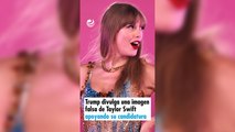 Trump divulga una imagen falsa de Taylor Swift apoyando su candidatura