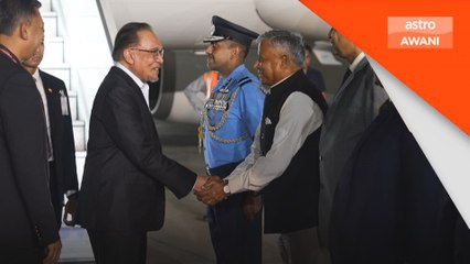 Anwar tiba di New Delhi bagi lawatan rasmi 3 hari