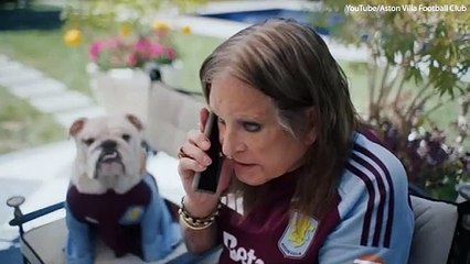 Booming kit launch world - Ozzy Osbourne launches Villa's home shirt