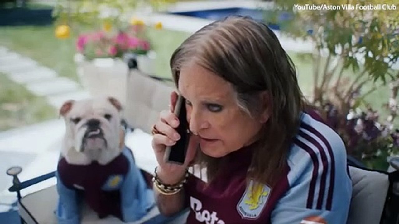 Booming kit launch world - Ozzy Osbourne launches Villa's home shirt