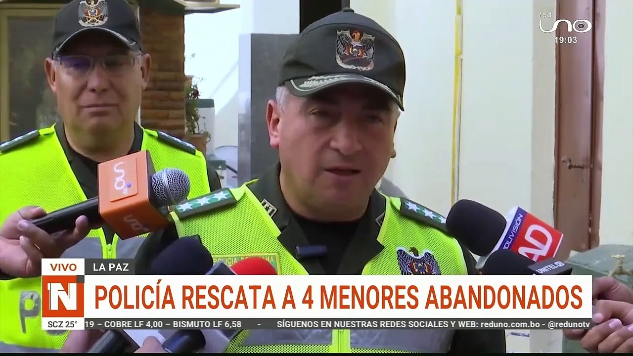 4 menores rescatados