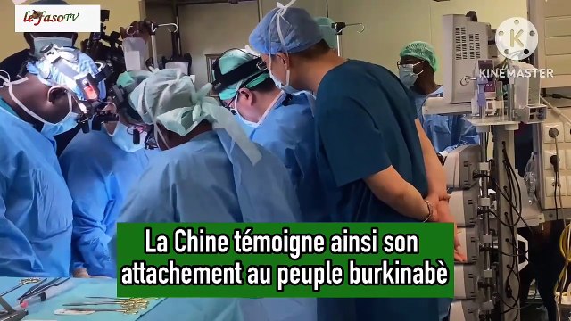 Burkina/Chirurgie cardiaque : Des médecins chinois transmettent leur savoir-faire pour sauver des vies