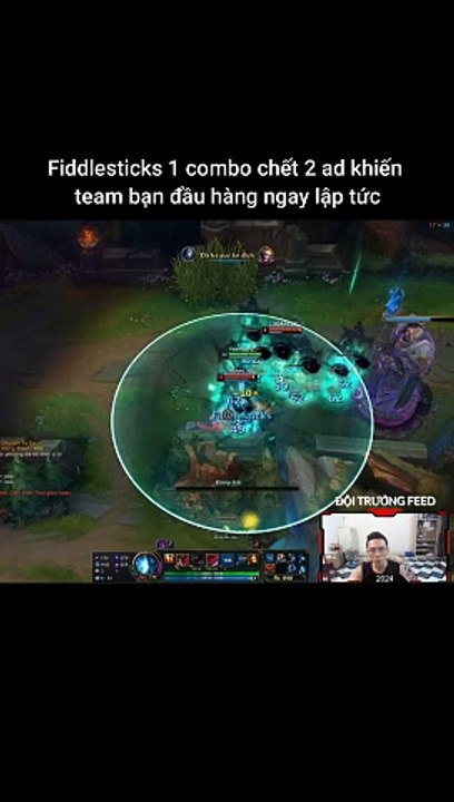 Fiddlesticks 1 combo chết 2 ad khiến team bạn đầu hàng #fiddlesticks #lienminhhuyenthoai #leagueoflegends