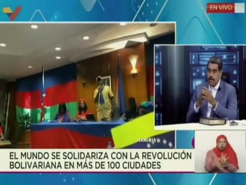 Pdte. Nicolás Maduro: Los pueblos del mundo manifiestan su solidaridad con el pueblo de Venezuela