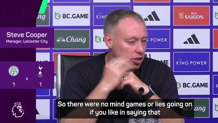 Cooper keen to get the most out of 'main man' Vardy