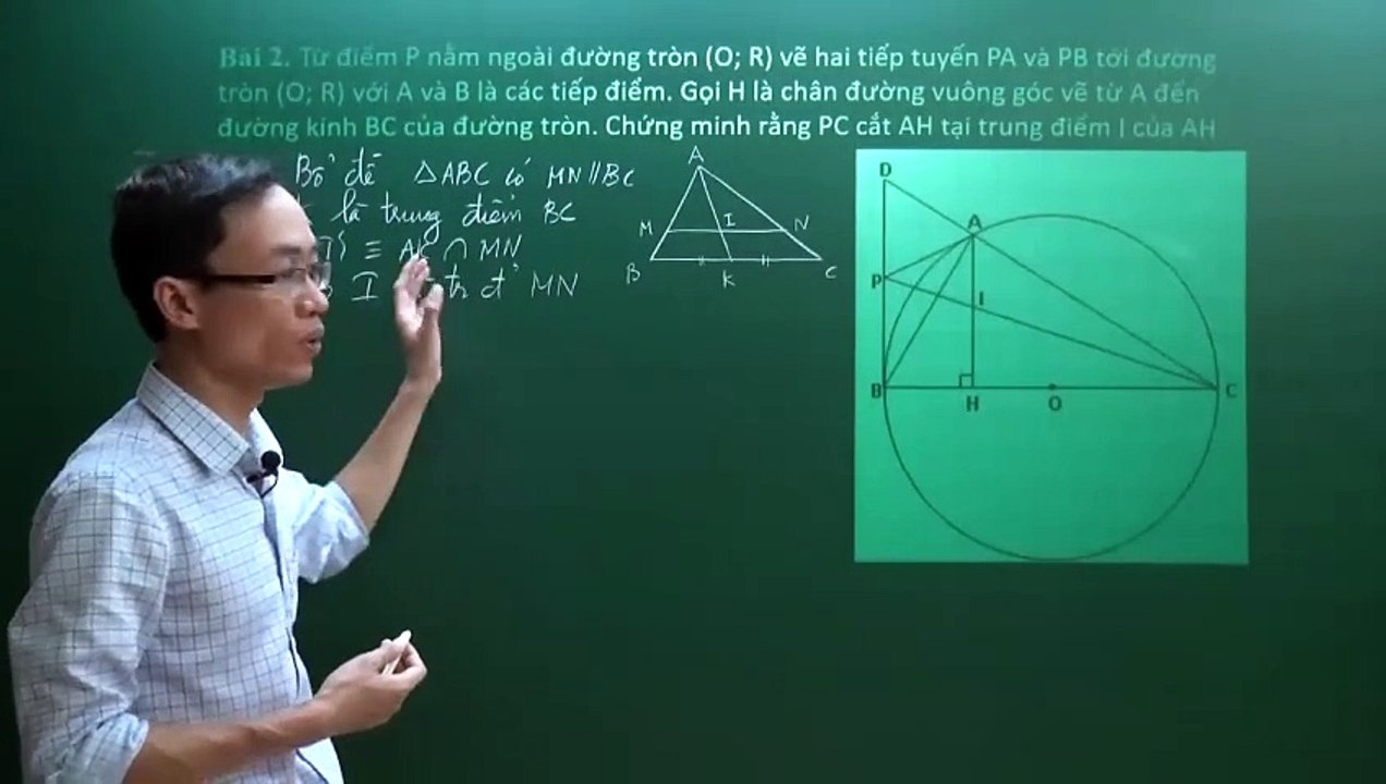 19. Bài 05. Tính chất hai tiếp tuyến cắt nhau. (Luyện thi vào 10 Chuyên Toán CT1 ) - HOCMAI 2024-05-19 16_17