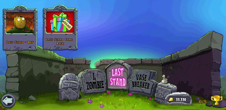 Plants vs. Zombies FREE last stand day