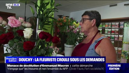 Alain Delon: à Douchy, la fleuriste croule sous les demandes