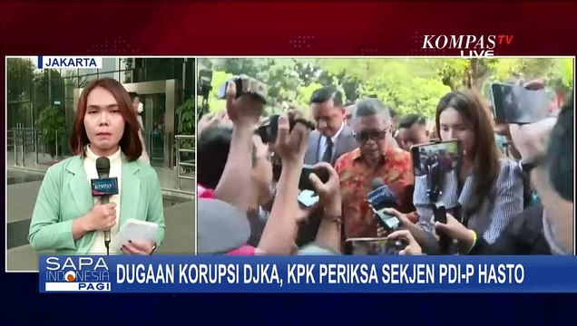 Dugaan Korupsi DJKA, KPK Periksa Sekjen PDIP Hasto Hari Ini