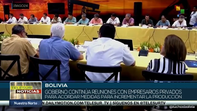 Bolivia continúa reuniones con empresarios para incrementar la producción