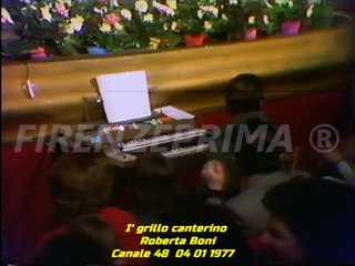 I' grillo canterino  Roberta Boni - Canale 48 -  04-01-1977