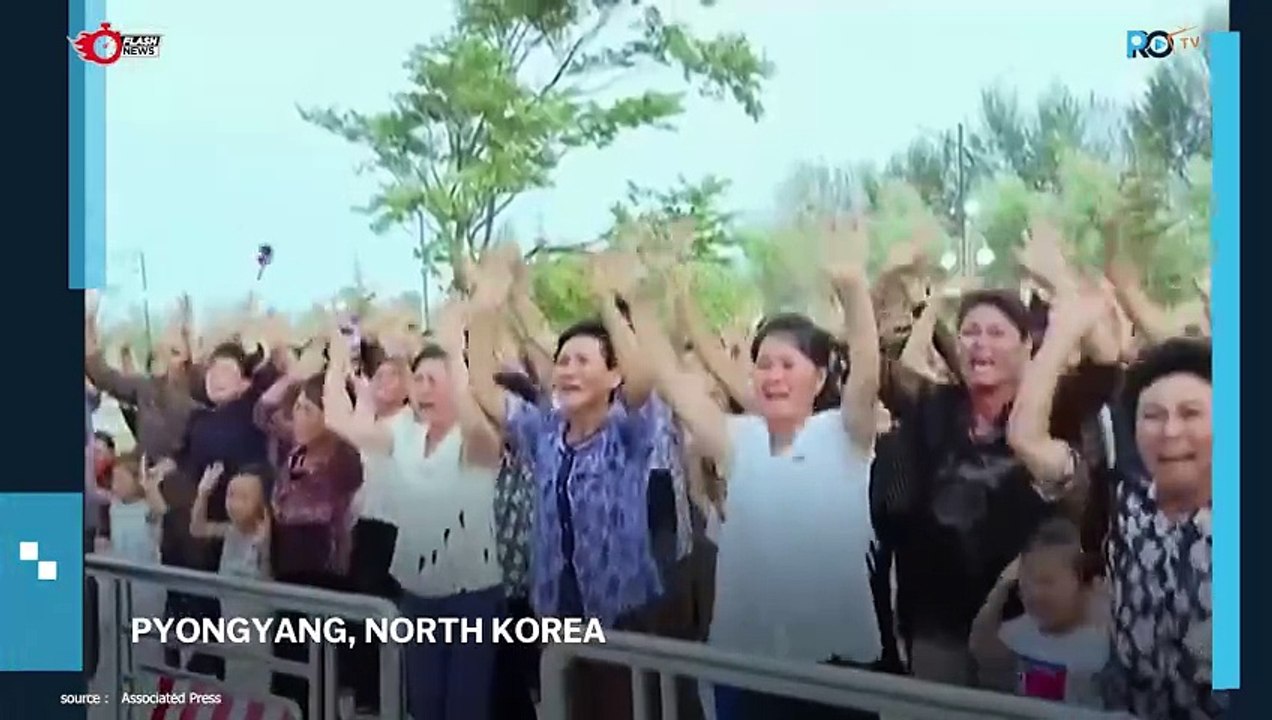 Kim Jong Un Kunjungi Korban Banjir