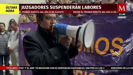 Jufed se suma a la suspensión de labores indefinida a partir del 21 de agosto