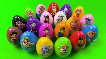 Looking For Paw Patrol Eggs With Slime Coloring_ Ryder, Chase, Marshall,...Satisfying ASMR Video