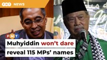 Muhyiddin won’t dare reveal names of 115 MPs, says ex-Umno treasurer