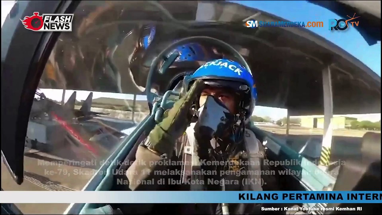 Skadron Udara 11 Melaksanakan Pengamanan Wilayah Udara Nasional di Ibu Kota Negara (IKN)