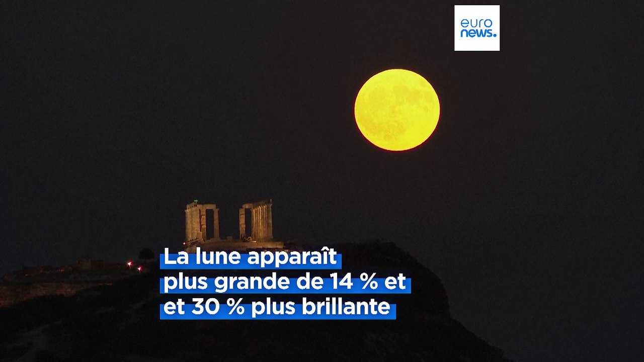 Une rare super lune bleue illumine les ciels nocturnes du monde entier