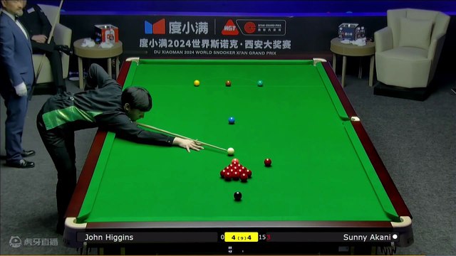John Higgins vs Sunny Akani decider frame